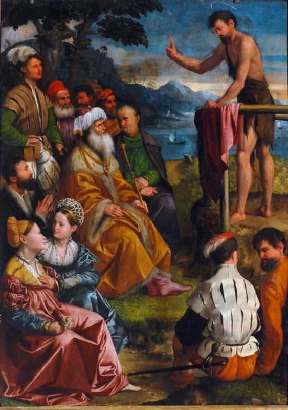 Predica di san Giovanni Battista - Tempio Civico della Beata Vergine Incoronata, Lodi